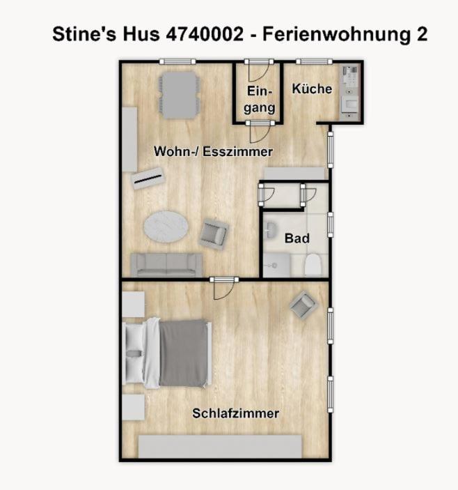 Stine'S Hus Ferienwohnung 2 Borkum Extérieur photo